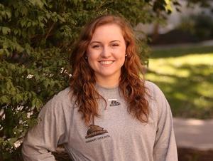 Senior Kelsey Bahe is the first Nebraskan to sweep three athletic training scholarships at the state, regional and national level.